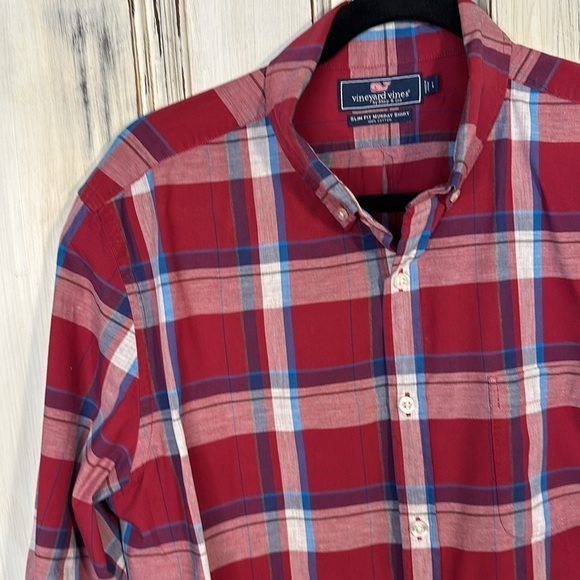 Boys Vineyard Vines by Shep & Ian Slim Fit Murray Shirt 100% Cotton Size Large - Picture 4 of 13